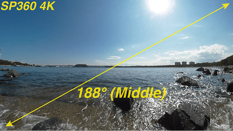 画角188°Middle