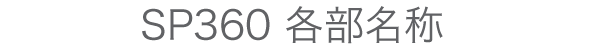 SP360 各部名称