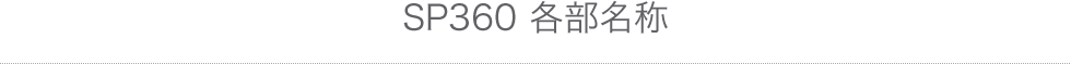 SP360 各部名称