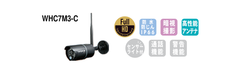 接続したい増設カメラはどれですか？ フルハイビジョンカメラを接続したい