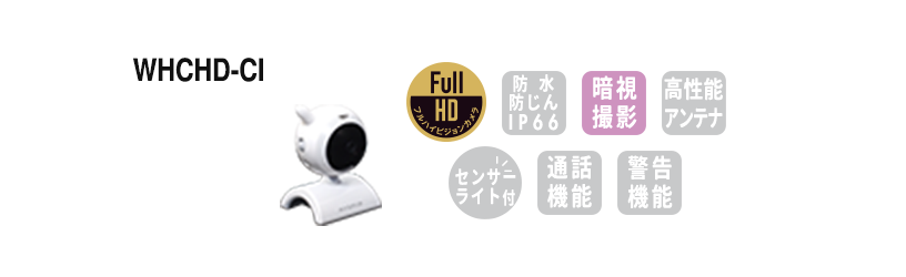 接続したい増設カメラはどれですか？ 屋内用フルハイビジョンカメラを接続したい